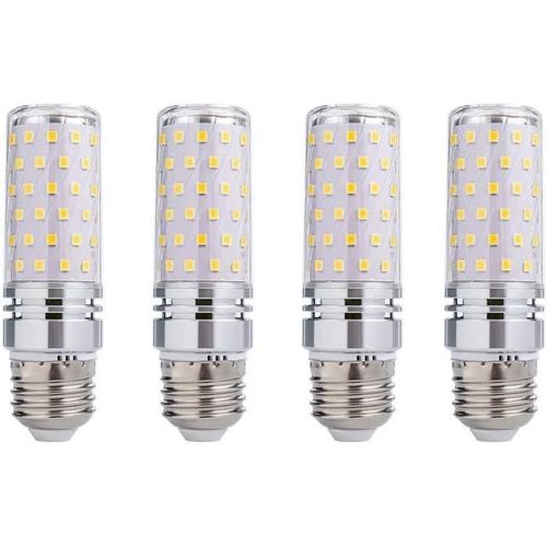 Kal-Ampoule Led En Forme De Maïs 8w - Équivalent 60w Incandescent, 800lm, Base E26 Blanc Chaud 3000k, Non-Dimmable, Lot De 4