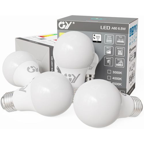 Ampoule Led E27 9.3w (Équivalent 100w), 3000k Blanc Chaud 1500 Lumens, A60 Ampoules E27 Led Efficacité Energétique, Dépolie, Non-Dimmable, 2 Unité