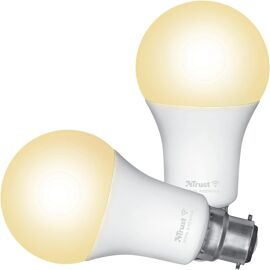 Mevronisshop-B22 Ampoule Connectée, Compatible Avec Alexa Et Google Home, Ampoule Dimmable, Sans Hub, 2.4ghz Lampe Led Wifi, Lumière Blanche Chaude À Froide ¿ Lot De 2
