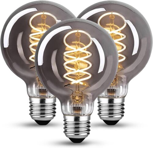Ampoule Vintage Edison E27, E27 Vintage Led Dimmable 4w Lampe Led Rétro Blanc Chaud 2700k E27 Ampoule Vintage Edison Idéal Pour La Nostalgie Et L'éclairage Rétro Dans Votre Maison Café Bar - 3pièces