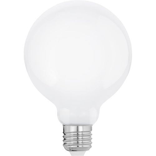 Yemaesre-Ampoule Led Globe E27, Lampe Milky En Verre Opaque, 9 Watts (Correspond À 75 Watts), 1055 Lumens, Blanc Chaud, 2700 Kelvin, G95, Ø 9,5 Cm