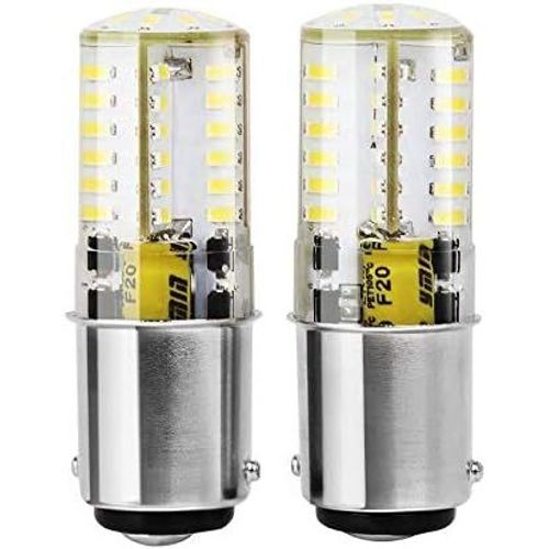 Kal-Ba15d Ampoule Led 12v 4w Blanc Froid 6000k Double Contact Baïonnette Sbc Ba15d Pour L'intérieur Rv Camping, Navires, Remorque-Eclairage. (2 Pièces)