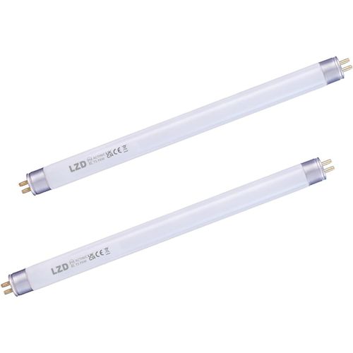 ASFASFq-2 PACK T5 F6W G5 Tube de rechange pour Tue mouche electrique, Ampoule uv 22,5 cm pour 12W tueur de moustique,Lampe Tue Mouche