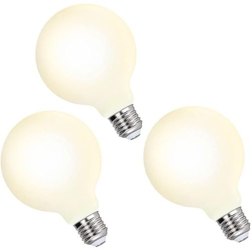 Ampoule Led E27 À Vis Edison, 6w 680lm Blanc Naturel 4000k, G95 Large Globe E27 Ampoule Led, Remplace Lampes Incandescentes 60w, Pour Suspension Murale Lampe De Chevet, Non Dimmable Lot De 3