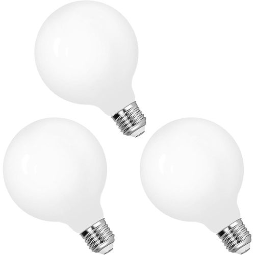 Ampoule Led E27 À Vis Edison, 6w 680lm Blanc Naturel 4000k, G95 Large Globe E27 Ampoule Led, Remplace Lampes Incandescentes 60w, Pour Suspension Murale Lampe De Chevet, Non Dimmable Lot De 3