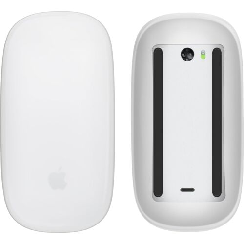 JGD-Coque Souris Compatible avec Apple Magic Mouse 1/2 Coque - Housse de Protection pour Souris sans Fil en Silicone Semi Transparent