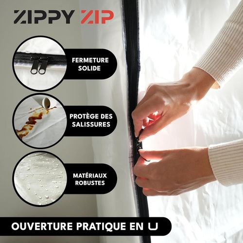 KALANKA-\u2013 Housse de Protection en Plastique pour Matelas \u2013 3 Tailles Disponibles \u2013 Sac de Rangement Résistant à l'Eau, aux Déchirures \u2013 Déménagement, Stockage & Transport (140x200
