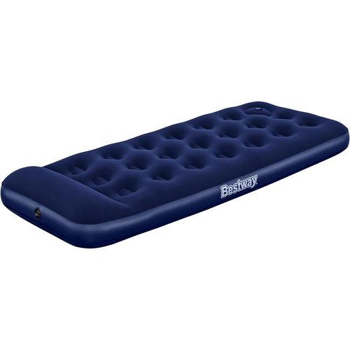 KALANKA-Matelas Gonflable 1 Place avec Pompe à Pied Intégrée 1,85 m X 76 cm X 28 cm