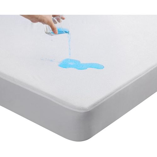 Protege Matelas 120x200 cm Imperméable,Bambou Alèse Protege,Doux Hypoallergénique Alese 120x200cm,Anti Acarien et Bactérien,Respirable,Couvre de Matelas Extensible Bonnets Bonnet 30 cm