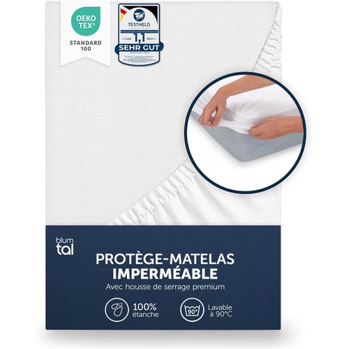 PATA-Protege Matelas matelass¿¿ - Protege Matelas 160x200 cm Confortable certifi¿¿ Oeko-Tex - al¿¿se 160x200 hypoallerg¿¿nique - prot¿¿ge Matelas imperm¿¿able, Silencieux - Standard imperm¿¿able