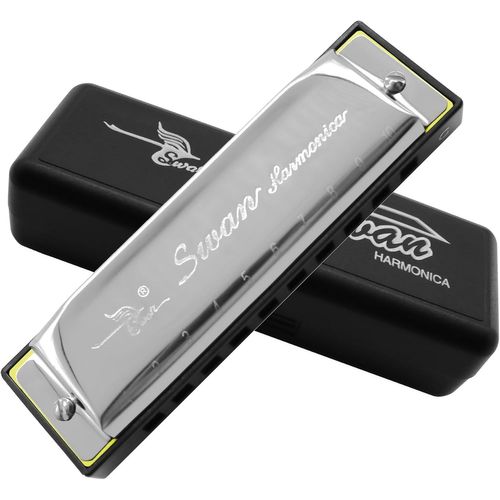 Kalanka-Harmonica Armonica Bouche Orgue Blues Harmonica Clé De Do 10 Trous 20 Tons Polyphonie Harpe Diatonique Pour Blues Folk Jazz Pop Instrument De Musique Cadeau