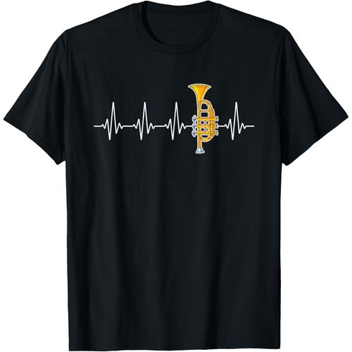Kalanka-Instrument De Musique Battment De Coeur Trompette T-Shirt