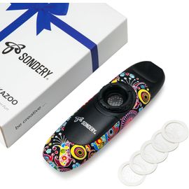 Kalanka-Kazoo Instrument À Vent Professionnel Avec 5 Membranes, Cordon Et Pochette