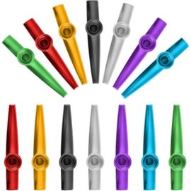 Kalanka-14 Kazoos En Métal Alliage D'aluminium 7 Couleurs Kazoos Instrument Kazoo Métal Instruments De Musique En Métal Kazoo Pour Enfants Et Amateurs De Musique