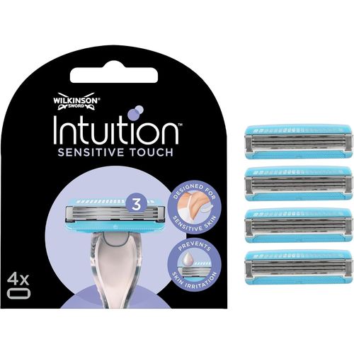 Asfasfq-Wilkinson Sword Intuition Sensitive Touch Lames De Rasoir Femme X4 