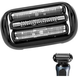 Grille De Rasoir De Remplacement Pour Braun 424 - Avec Cadre, Neuf, Nickel