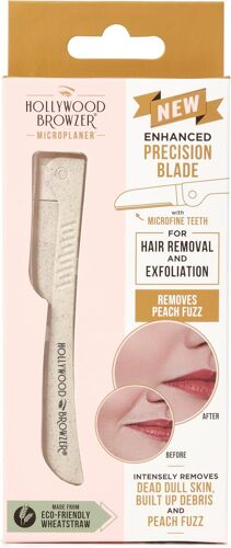 Dermaplaning Face Razor For Women - Microfine Blade - Painless Hair Removal - Eco-Friendly, Safe And Accurate - For Smooth Skin And Facial Care - Pearl White (Pack Of 1)