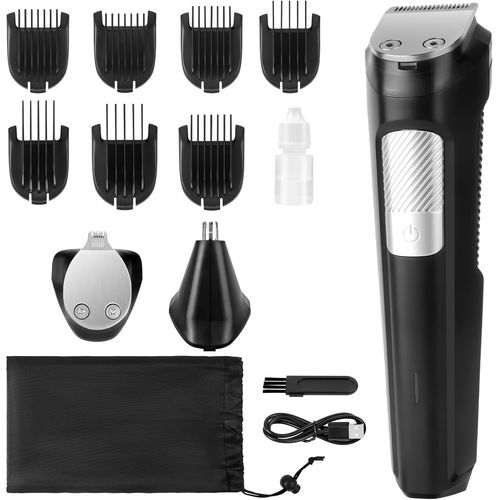Tondeuse Cheveux Hommes, 9 En 1tondeuse Cheveux Professionnelle, Tondeuse Barbe Homme,Rasoir Electriques Hommes Avec 7 Sabots, 3 Lames, Tondeuse Cheveux Cadeau Homme Pour Cheveux,Barbe,Nez,Etc.