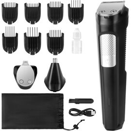 Rasoir électrique Homme 7 Têtes - Tondeuse Cheveux, Barbe, Nez, Oreille, Corps - Neuf Générique