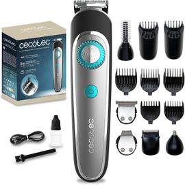 Chenquansarl-Tondeuse Barbe Et Cheveux Homme Precisioncare Multigrooming Trimmer. Multigrooming Avec 6 Têtes,5 Peignes De 3/6/9/12/15mm Et 2 Peignes Réglables De 1 À 10mm Et De 11 À 20 Mm,Protection