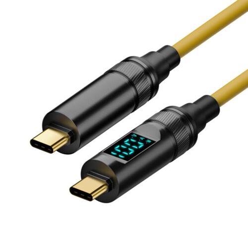 KAL-Câble D'Affichage Numérique Usb C, Fiche Usb C Vers Mâle 20 Gbit/S 8K @ 60 Hz, Transfert De Données Pd 100 W, Testeur, Adaptateur De Câble 2,0 M