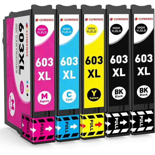 603XL 603 XL Cartouches d'encre Compatibles avec Epson Multipack 603 pour Epson Expression Home XP-2100 XP-2150 XP-3100 XP-3150 XP-4100 XP-4150 WF-2810DWF WF-2820 WF-2840 WF-2850DWF WF-2870