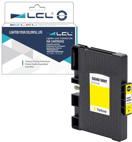 Cartouche D'Encre Compatible Sublimation Ink Sg500 Sg1000 Printan Dink High Yield Remplacement Pour Sawgrass Virtuoso Sg500 Sg1000 Sublimation Printer (Jaune,1-Pack)[ENC945622]