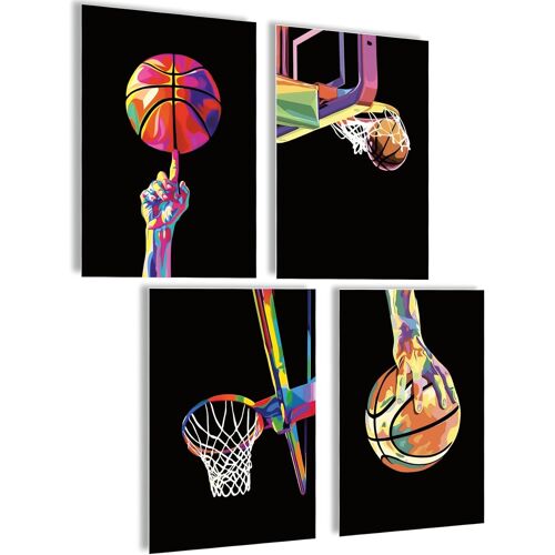 Kalanka-Poster De Basketball - Décoration Murale Sportive Pour L'anniversaire - Images Pour Le Mur