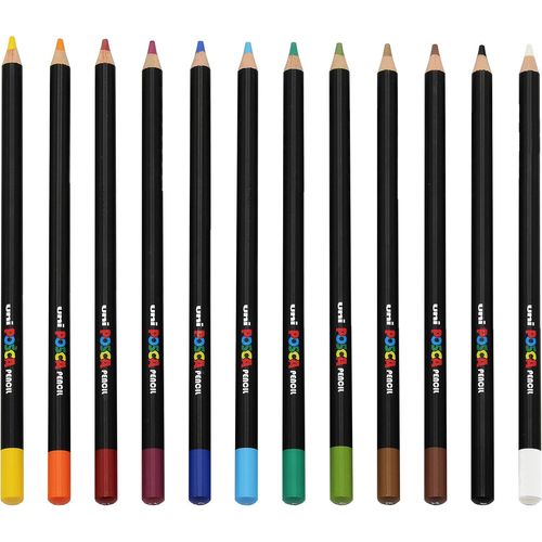 Checarzhn--No1-Lot De 12 Crayons De Couleur Professionnels À L'huile Et À La Cire Uni Kpe-200 Essential
