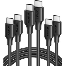Hamiltion-Lot De 3 Câble Usb C Vers Usb C Pd 60W Câble Usb Type C Charge Rapide Compatible Avec Iphone 15 Plus Pro Max Macbook Pro Ipad Air Galaxy S24 Plus Ultra S23 A54 Steam Deck Manette (0.5M)