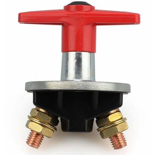 Interrupteur Coupure Isolateur Batterie Coupe Circuit,12v-60v 300a Batterie À Clé Fixe Universelle De Voiture Déconnecter L'isolateur De Puissance Automobile Urgence Interrupteur Pour Voiture,Bateau