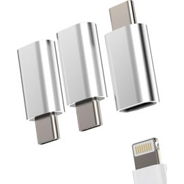 ERYI-Adaptateur Lightning Vers Usb C Jack (3Pack) Pour Apple Femelle Câble Pour Iphone 15 Pro Max Plus Pour Ipad Macbook Air Type C Prise Accessoires Compatible Avec Samsung Type-C Mâle Prise Convert