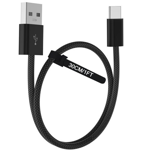 Câble Tressé Carplay Pour Iphone 16 15 Pro ,30Cm 18W 3A Câble Usb C Pour Apple Carplay Et Android Auto,Câble Carplay Pour Ipad Pro, Pour Ipad 10/Air 5/4/Mini 6,Pour Galaxy A15 A55 S24 Pixel [L2258]