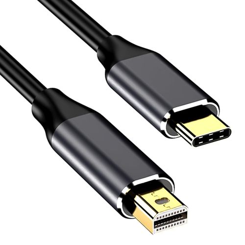 ERYI-Thunderbolt Usb-C Mini Displayport 4K 60 Hz 10 Gbps 7.1 Dolby Digital Plug And Play Fonctionnement Connecteurs Plaqués Or Connecteurs En Aluminium Câble 1 M