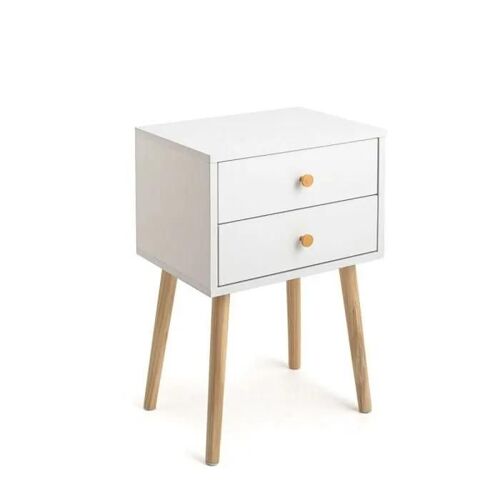 Table d'appoint - table de complement - gueridon Arcoroc - 5426352 - VINTHERA Meuble d'appoint, Blanc, 40x30x50 cm