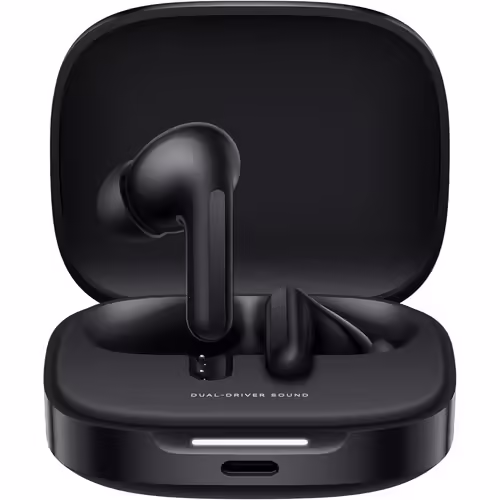 SUBZONAL-Xiaomi Redmi Buds 6 Black ¿ Autonomie de la Batterie 42 h, Son Hi-FI avec Double Pilotes, 49 DB ANC, 4 Modes EQ, réduction du Bruit AI, Charge Rapide, Bluetooth 5.4, Prise en Charge Google F