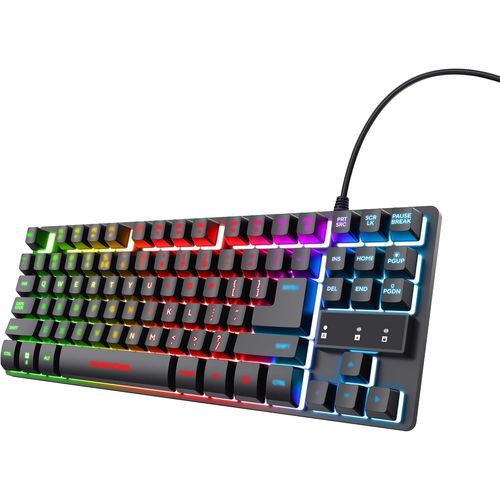 Clavier Pour Jeu 24067 Noir Noir/Argenté Espagnol Qwerty