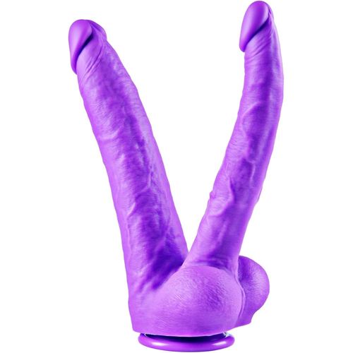 Jgd-Gode ¿¿Géant Réaliste À Double Tête - Gode En Silicone De 26 Cm, Grande Ventouse, Stimulation Anale Grossière Du Point G, Grand Plug Vaginal Et Anal Xxl, Adapté Aux Femmes Et Aux Jouets Lesbiens