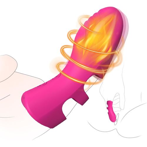 Doigt Vibromasseurs Sex Toy¿S Femme, Vibro Avec 10 Modes & Fonction Chauffage Sextoyse Femme Clitoridienne Point G Mamelon Vibromasseur, Femme Vibrateures Sex Femme Jouet Sexualité Couple Sexetoyfemme