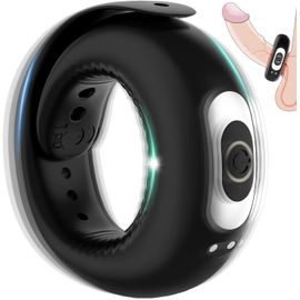 Vibrating Ring With Adjustable Loop 10 Vibration Modes Rechargeable Zadicc For Erection Stimulating Fun Sex Toy For Men Couples