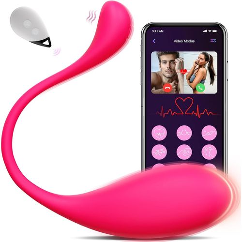 Vibromasseurs Feminin Sex Toys, Vibro Avec Telecommande Clitoridien Pour Femme Vibromasseur, Jouet Pour Femme Sexuelle Stimulation Clitoris Bullet Bluetooth Avec 9 Modes Vibrateurs Féminins