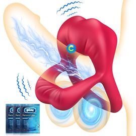 Penien Ring ¿ Male Vibrator Sex Toys Couple Ring Vibrating Ring Male Sex Toys, Sextoy Couple Pleasure Man And Woman Battery, Rings Toy Sexuality Couple Sex Toy Male