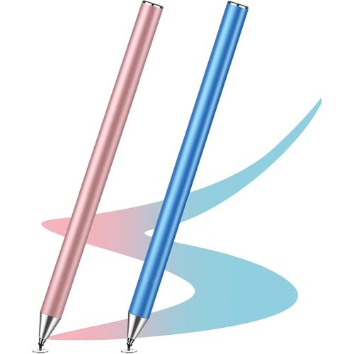 NAERYUTYI-2Pc Stylet Tactile,Universel Capacitif Stylo,Stylet Pour Tous Les Écrans Tactiles,Stylos Pour Écran Tactile,Stylets Pour Apple,Ipad,Samsung Galaxy,Xiaomi,Ios,Android