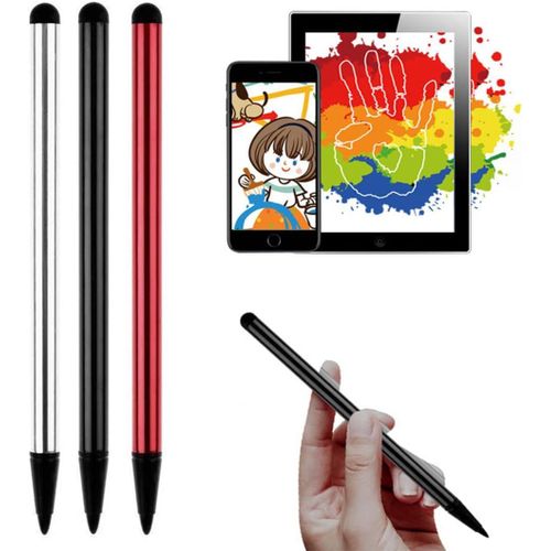 Stylet Écran Tactile Stylet Résistif Tablette Stylet Résistif Téléphone Portable Stylet Résistif Résistance Condensateur Stylet Double Usage, Compatible Avec Tous Les Appareils Électroniques (3 Pcs)