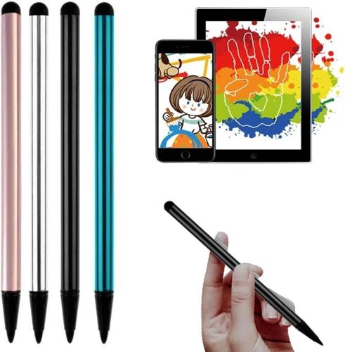 Stylets pour téléphones Portables,Stylet capacitif à Double tête, 4 Compatible avec Les Ordinateurs, Les téléphones Portables, Les tablettes, etc.