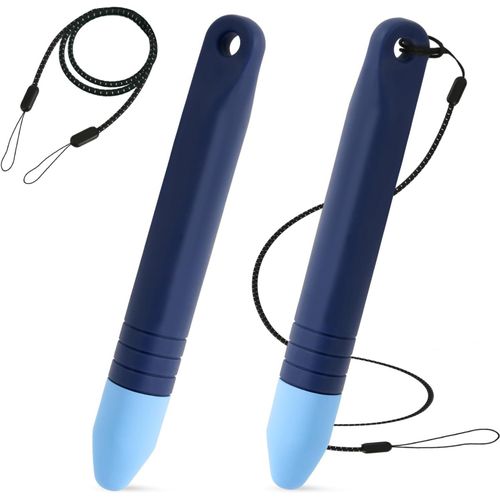 2pcs Stylet Enfant Tablette Avec Cordons Anti-Perte, Stylet Pour Enfant Stylet Pour Écran Tactile Compatible Avec Ipad Iphone Android Tous Les Appareils À Écran Tactile (Bleu)