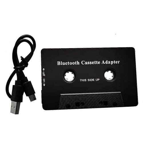 Universel Cassette Bluetooth 5.0 Audio Voiture Bande Aux Stéréo Adaptateur avec Micro pour Téléphone MP3 AUX Câble Lecteur CD