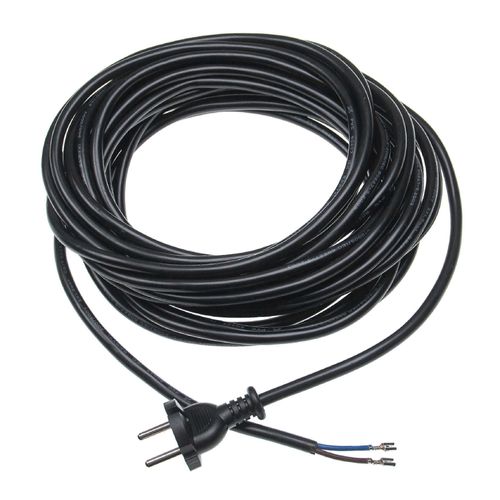 Câble d'alimentation vhbw compatible avec Bosch GAS25, série BD, série BGL, BGS61430, série BGS, GAS 35, série BBZ, série BBL Aspirateur - câble de 10 m 2000 W