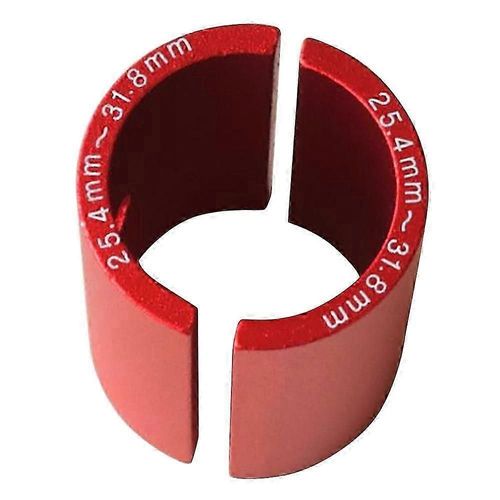 Entretoise De Guidon De Velo, Reducteur De Potence, Manchon De Reduction De Taille, Adaptateur D'alesage De Guidon De 25,4 Mm A 31,8 Mm, Rouge
