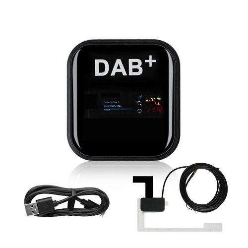 Antenne DAB+ pour autoradio Android avec adaptateur USB GPS stéréo